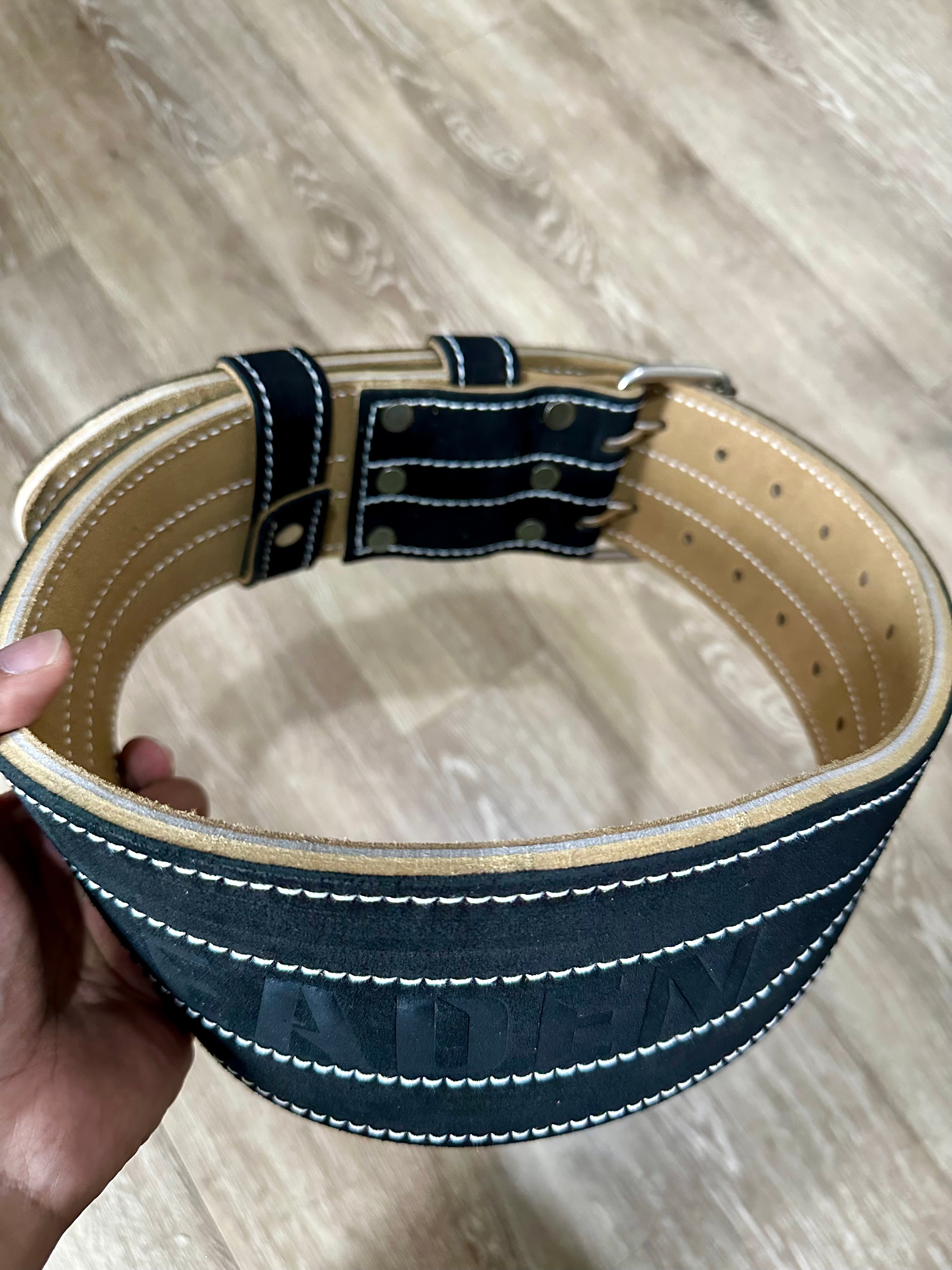 10MM Double Prong Belt (Black)